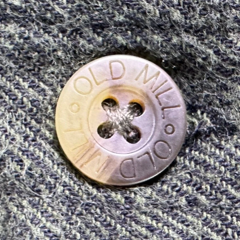 Old Mill Mens 2XL Flannel Shirt Green Black Buffalo Plaid Long Sleeve Button Up - Picture 3 of 5